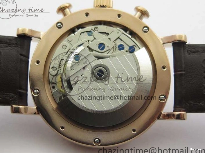 MIROTIME 0729 Efficient Portofino Chrono RG ZF 1:1 Best Edition White Dial on Brown Leather Strap A 7151